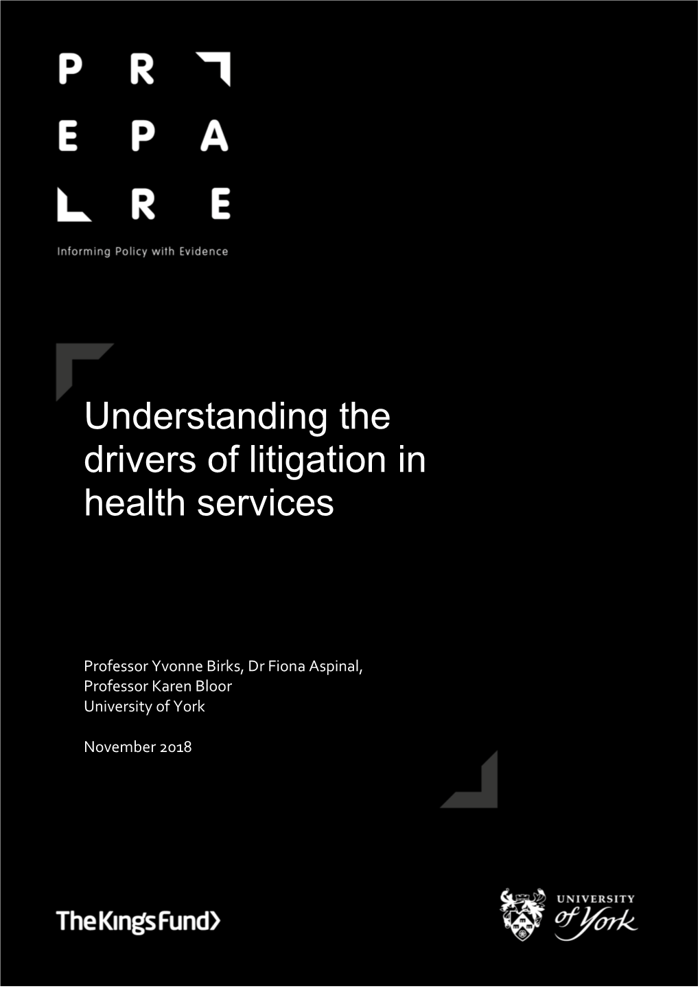 Understanding the Drivers of Litigation in Health Services