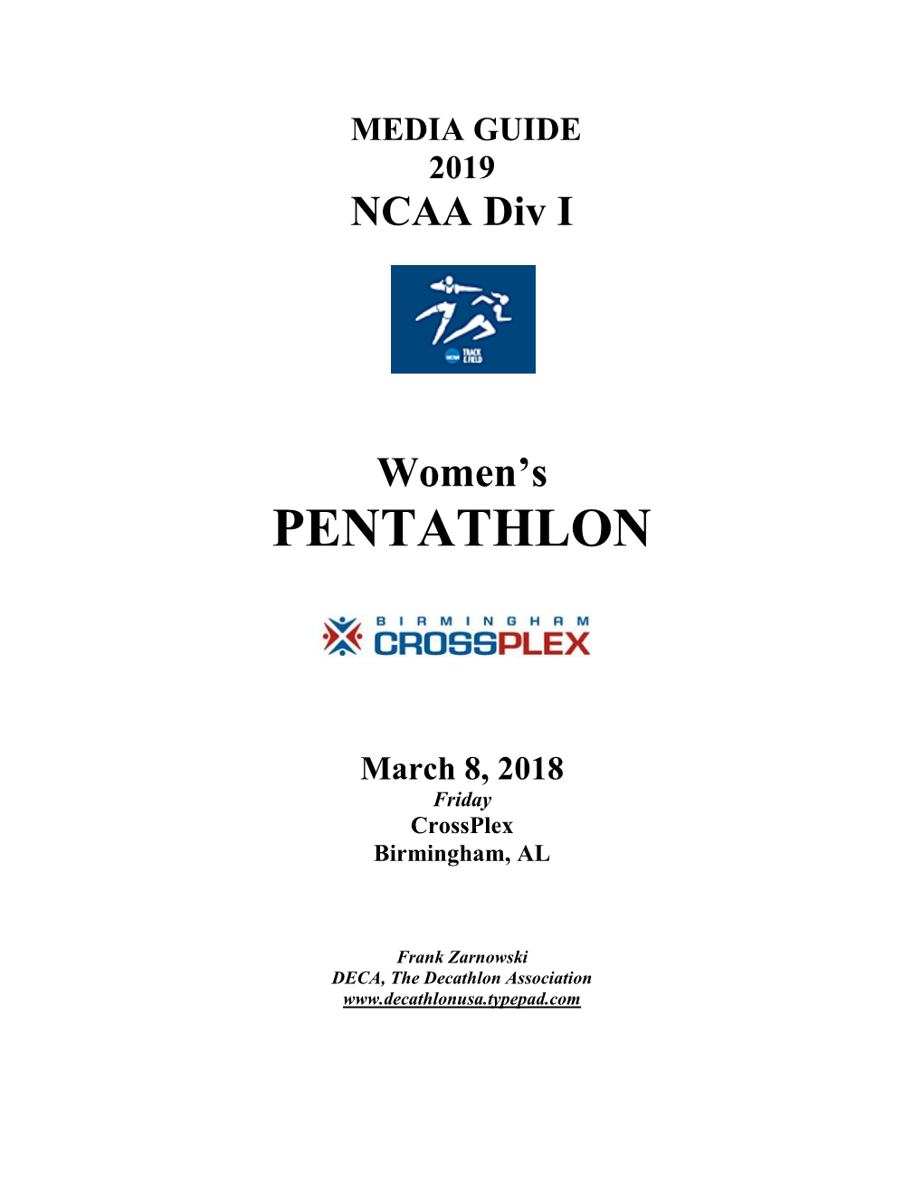 2019 NCAA I Womens Pentathlon