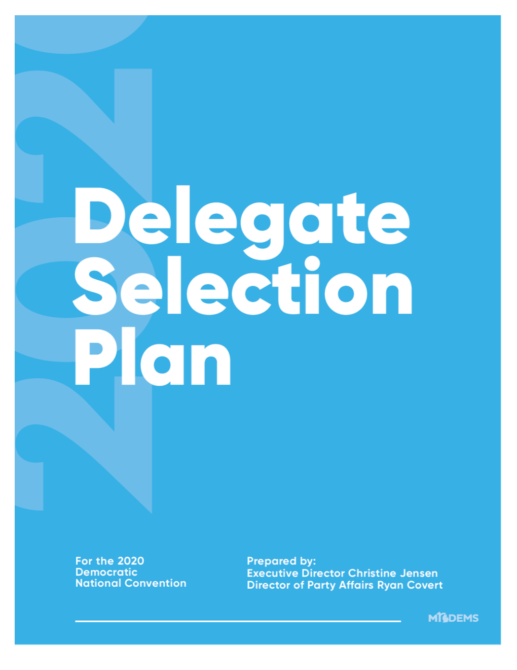 Delegate Selection Plan
