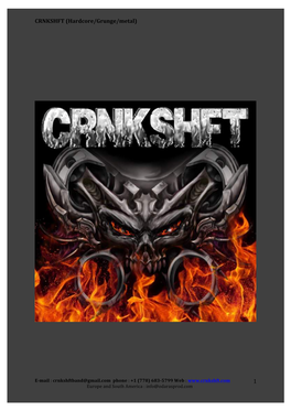 CRNKSHFT (Hardcore/Grunge/Metal)