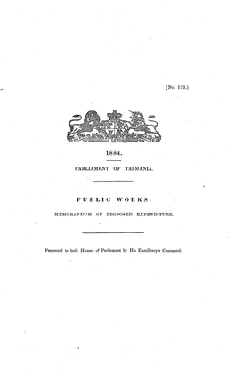 Public Works: Memorandum of Proposed Expenditure