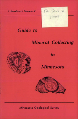 Guide to Mineral Collecting in Minnesota