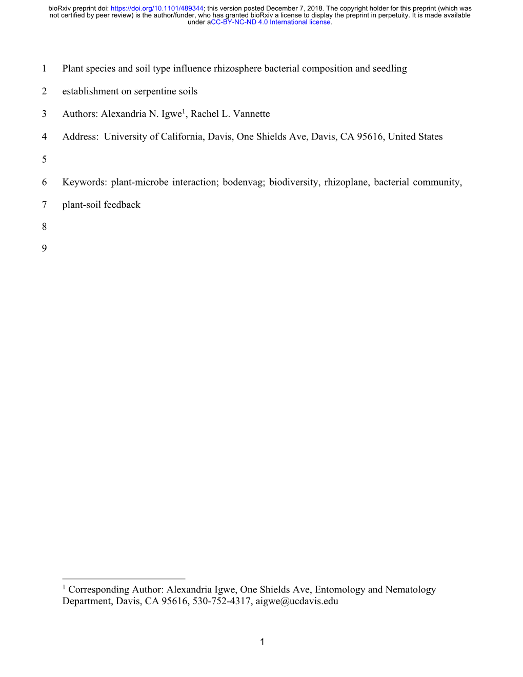 Plant Species and Soil Type Influence Rhizosphere Bacterial Composition and Seedling