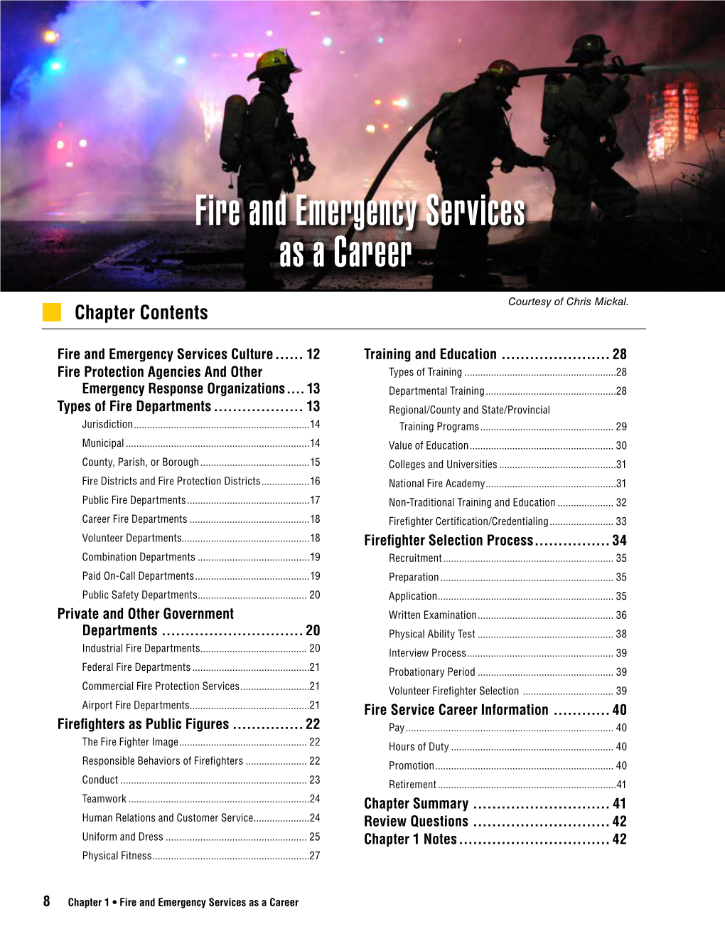 Fire and Emergency Services As a Career