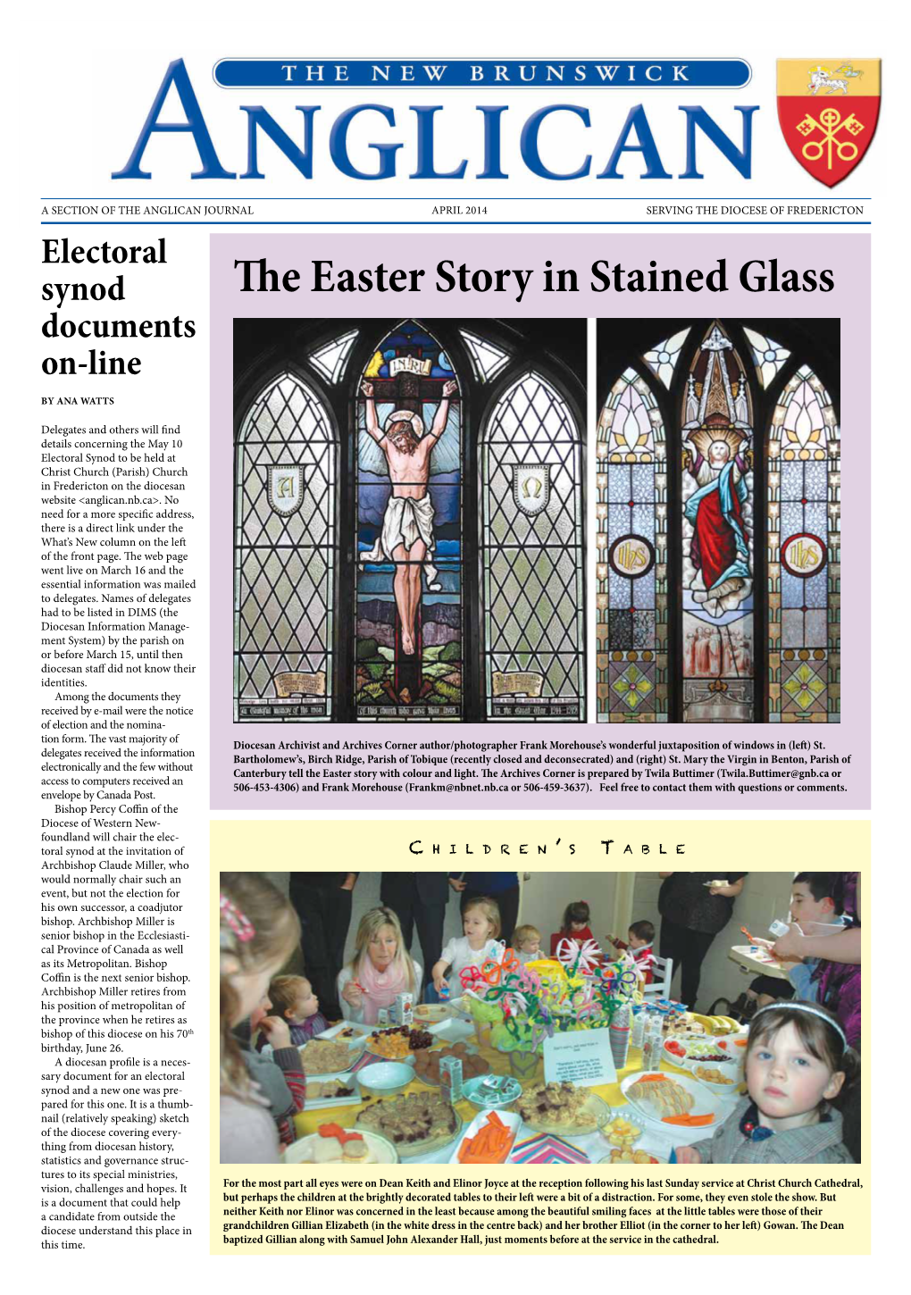 The Easter Story in Stained Glass Documents On-Line by Ana Watts