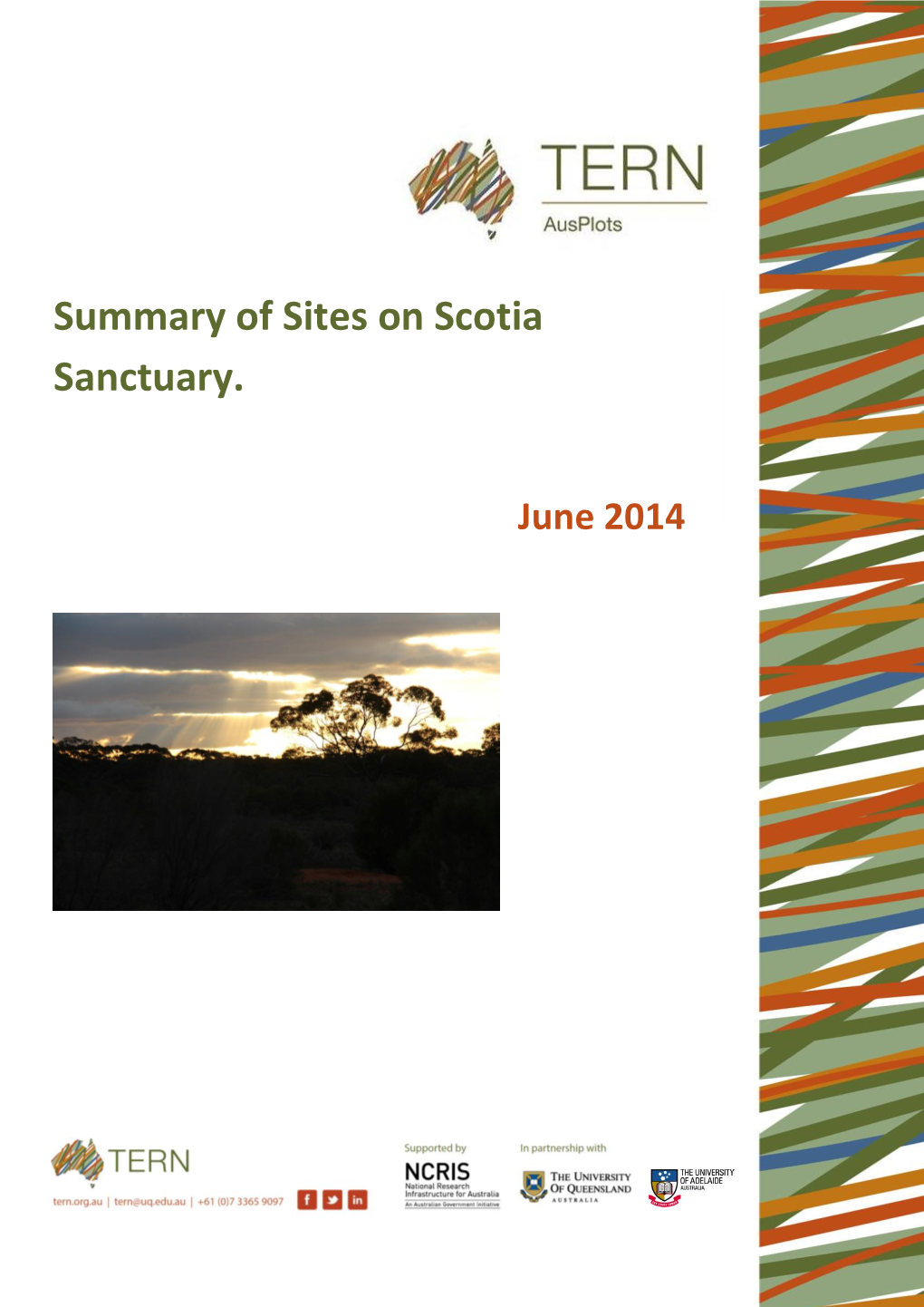 Summary of Sites on Scotia Sanctuary