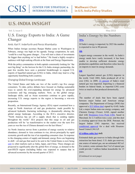 US Energy Exports to India