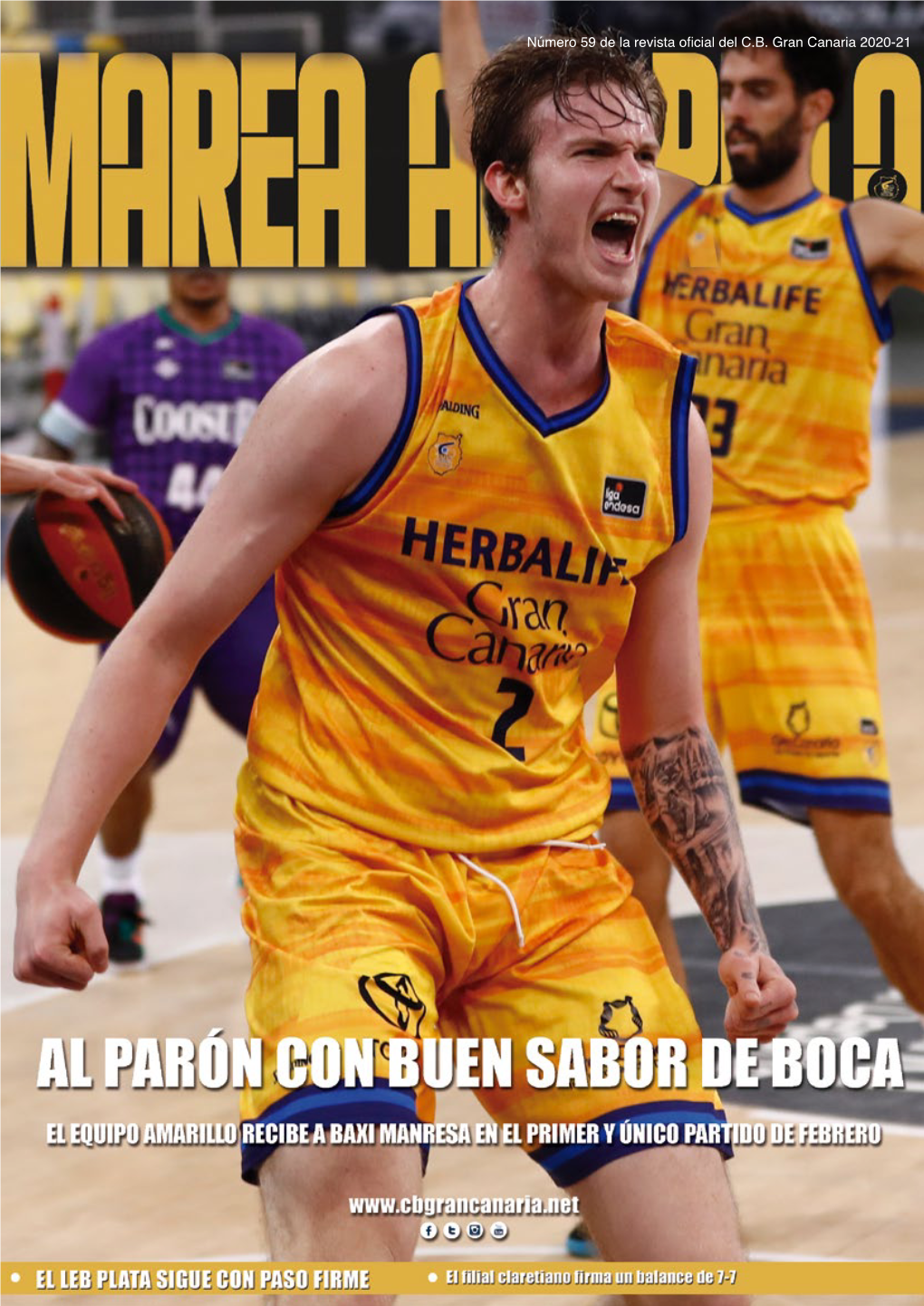 Número 59 De La Revista Oficial Del C.B. Gran Canaria 2020-21