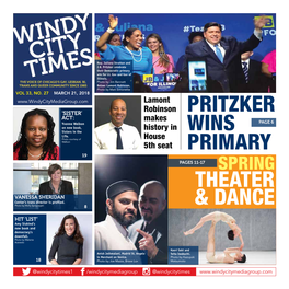 Pritzker Wins Primary Theater & Dance