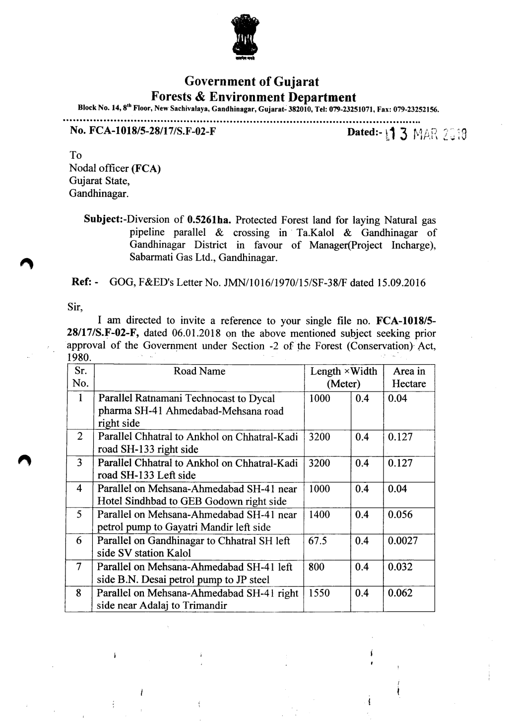 Forests & Environment Department