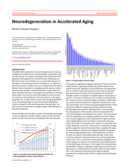 Neurodegeneration in Accelerated Aging