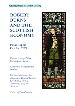Robert Burns and the Scottish Economy