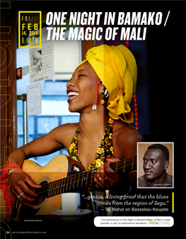 One Night in Bamako / the Magic of Mali