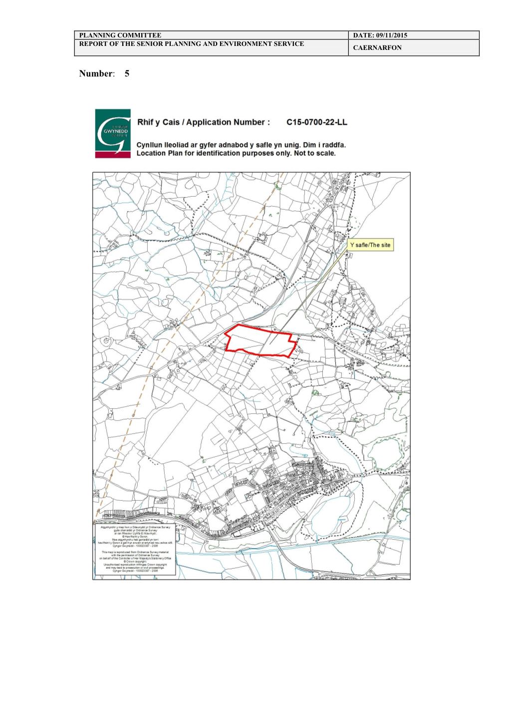 PWYLLGOR CYNLLUNIO DYDDIAD «Planning Ctte Date»