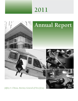 2011 Annual Report New Jersey Office of Attorney General