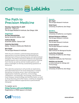 The Path to Precision Medicine