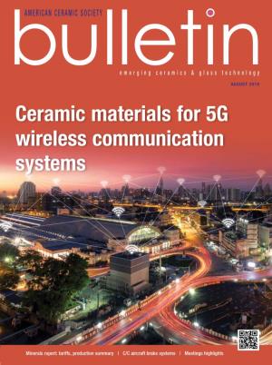 Ceramic Materials for 5G Wireless Communication Systems