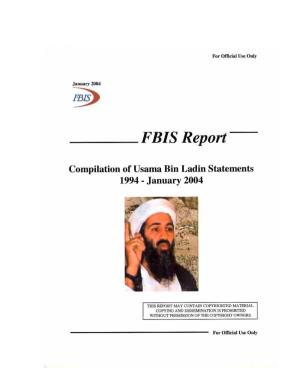 Compilation of Usama Bin Laden Statements 1994