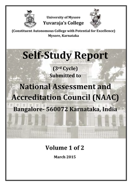 Self-Study Report Submitted to NAAC