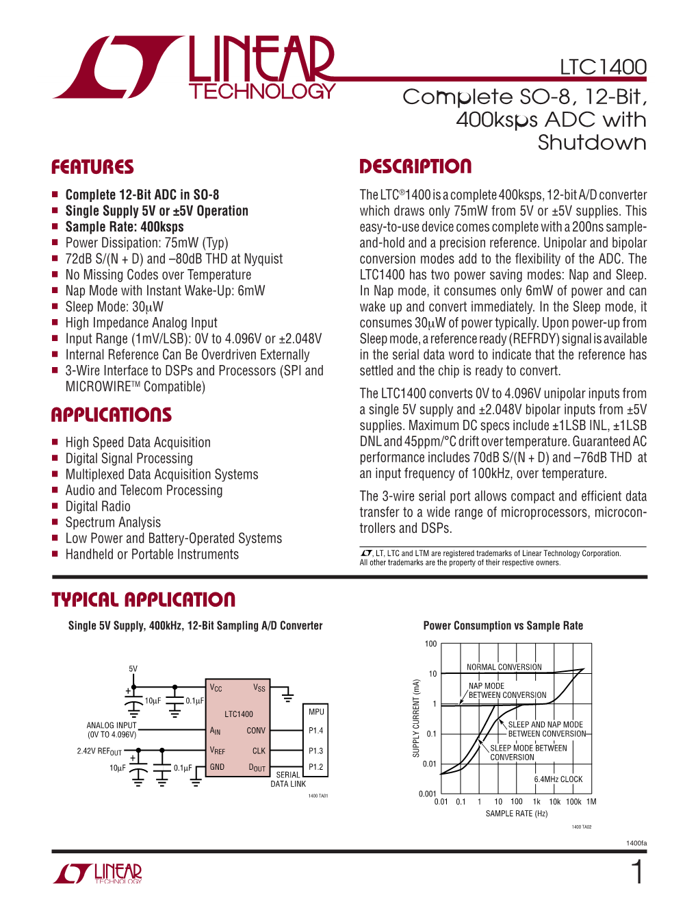 Ltc1400is8#Pbf