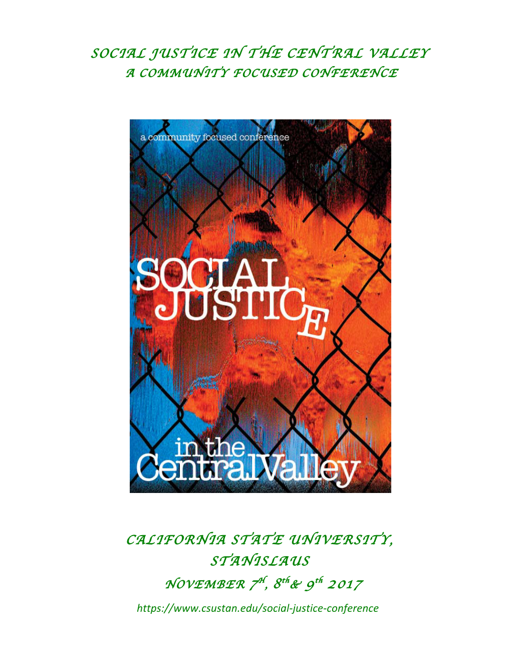 Social Justice in the Central Valley California State