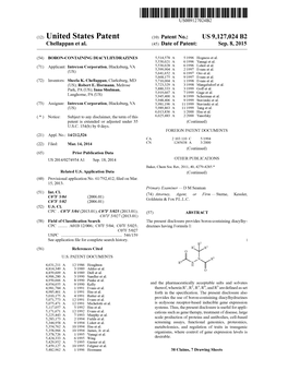 (12) United States Patent (10) Patent No.: US 9,127.024 B2 Chellappan Et Al