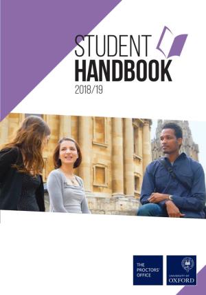 Student Handbook 2018/19