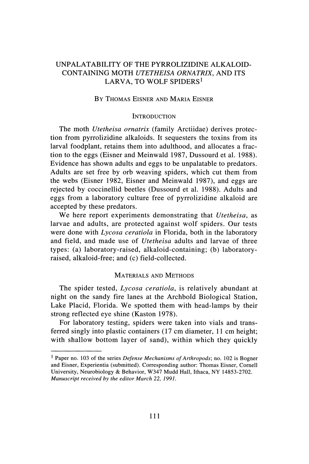 CONTAINING MOTH UTETHEISA ORNATRIX, and ITS LARVA, to WOLF SPIDERS Strong Reflected Eye Shine