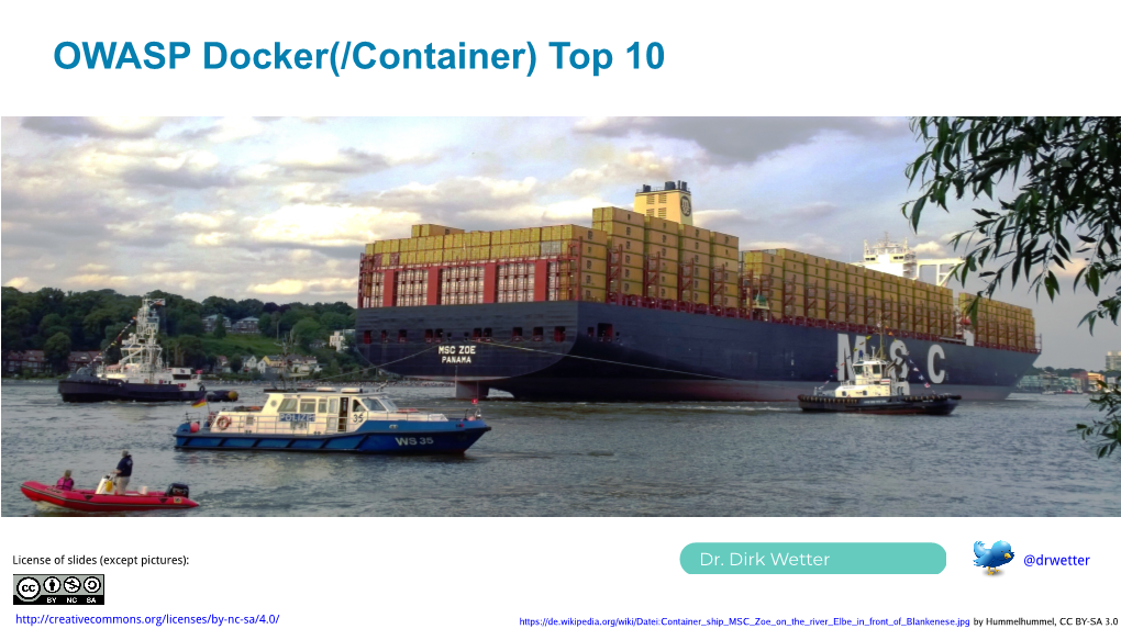Docker Threat Modeling and OWASP Docker Top 10