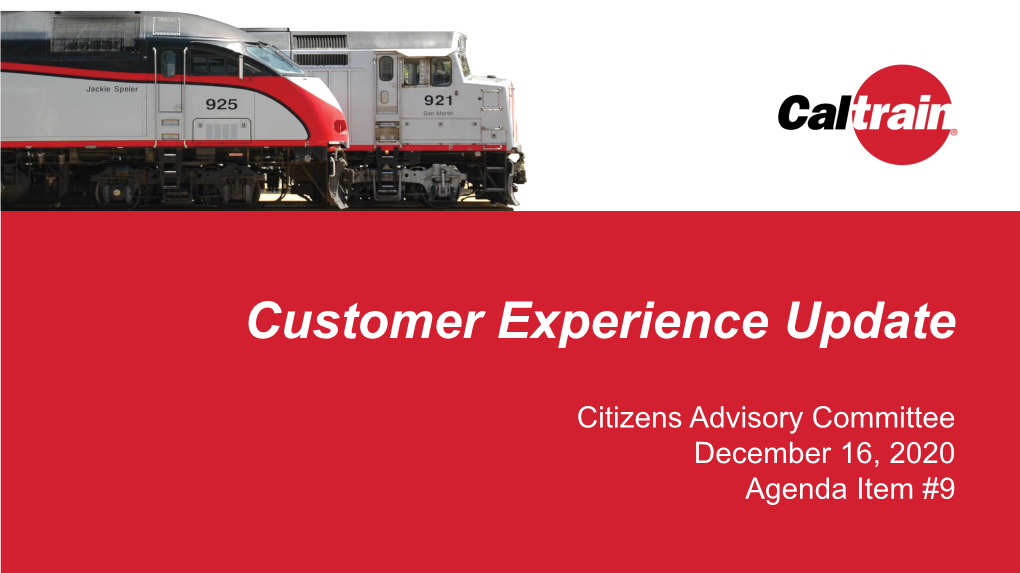 Caltrain Powerpoint Template