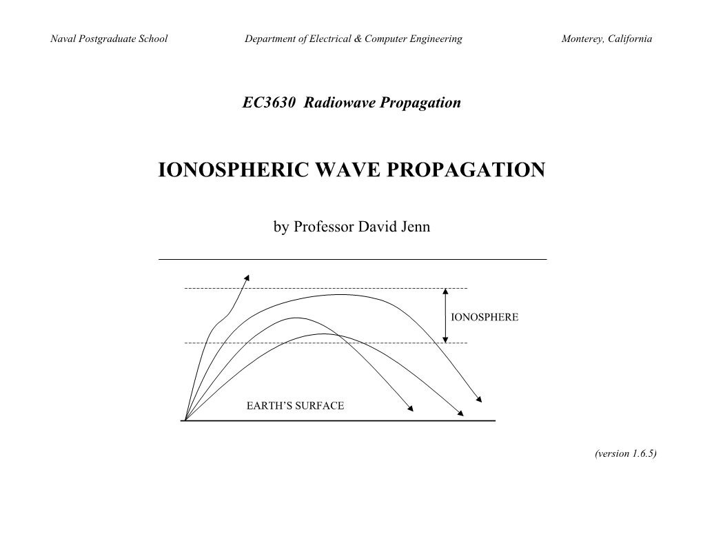 Ionospheric Wave Propagation