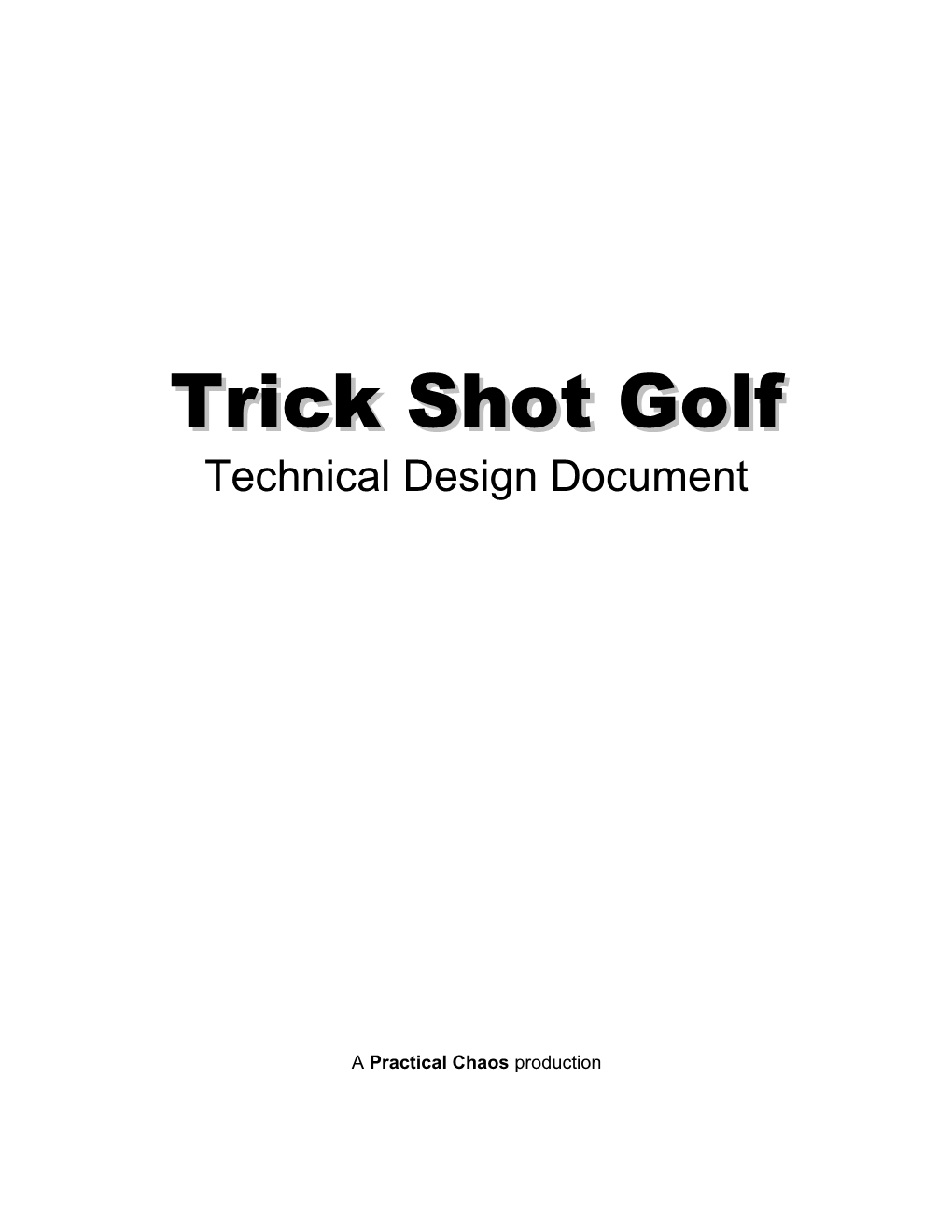 Trick Shot Golf