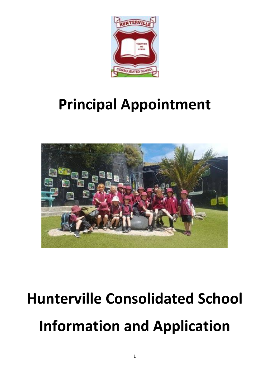 Principal Appointment Hunterville Consolidated School Information