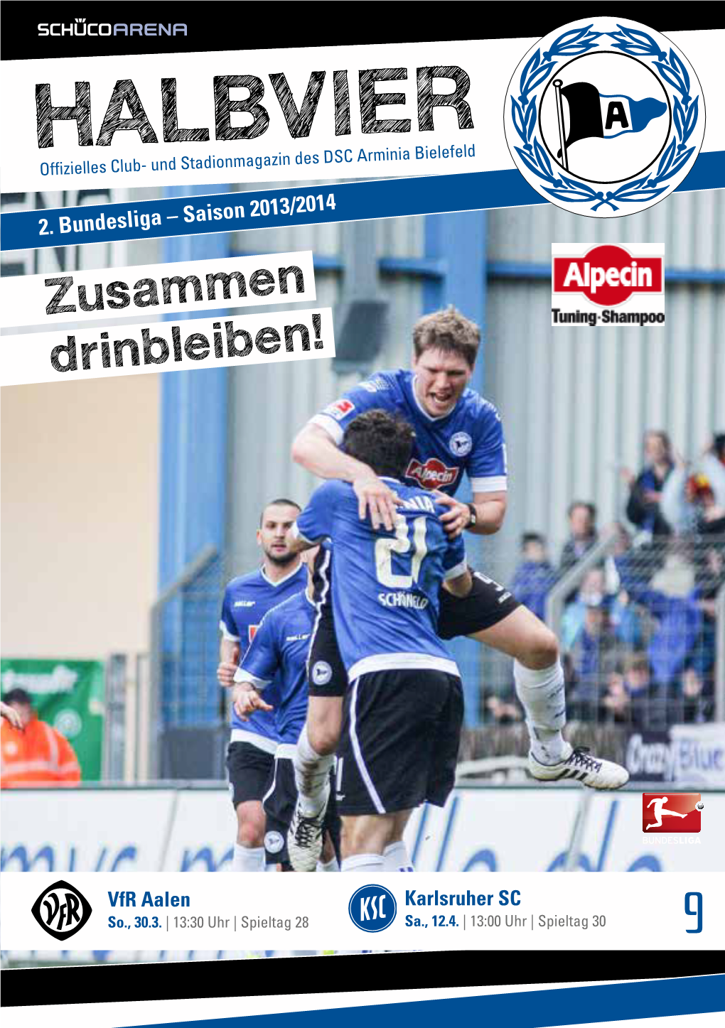 HALBVIER Offizielles Club- Und Stadionmagazin Des DSC Arminia Bielefeld