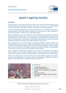 Japan's Ageing Society