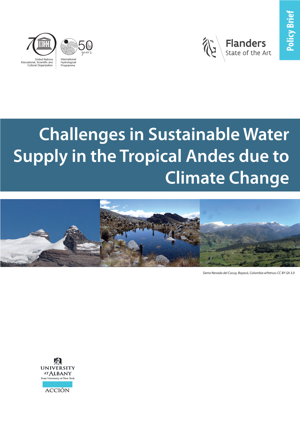 Challenges in Sustainable Water Supply in the Tropical Andes Due to Climate Change