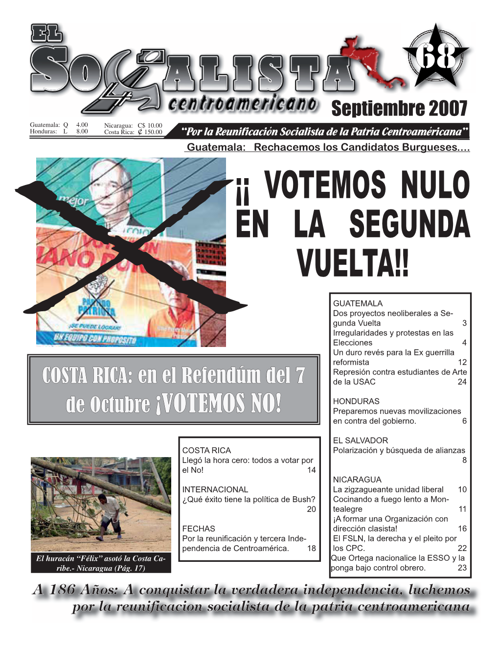 ¡¡ Votemos Nulo En La Segunda Vuelta!!