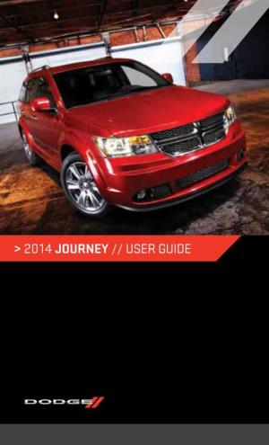 2014 Dodge Journey User's Guide