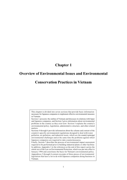 Overseas Environmental Measures of Japanese Companies(Vietnam )
