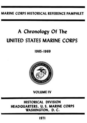 A Chronology of the UNITED STATES MARINE CORPS 1965