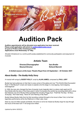 Audition Pack