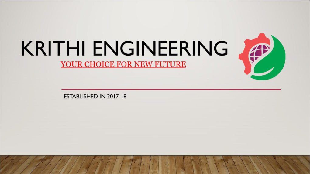 KRITHI Engineering Hyderbad Best Survey in Hyderbad