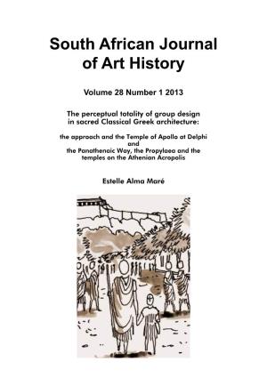 South African Journal of Art History