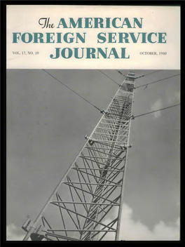 The Foreign Service Journal, October 1940