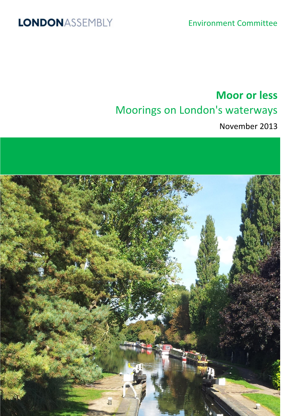 Moor Or Less Moorings on London's Waterways