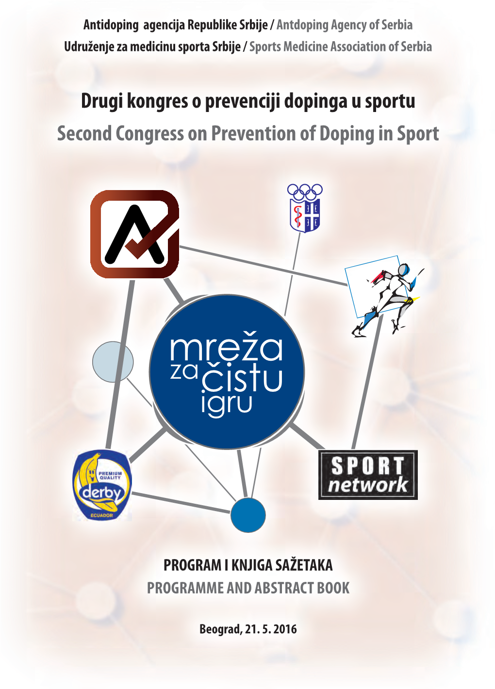 Drugi Kongres O Prevenciji Dopinga U Sportu, Program I Knjiga Sažetaka