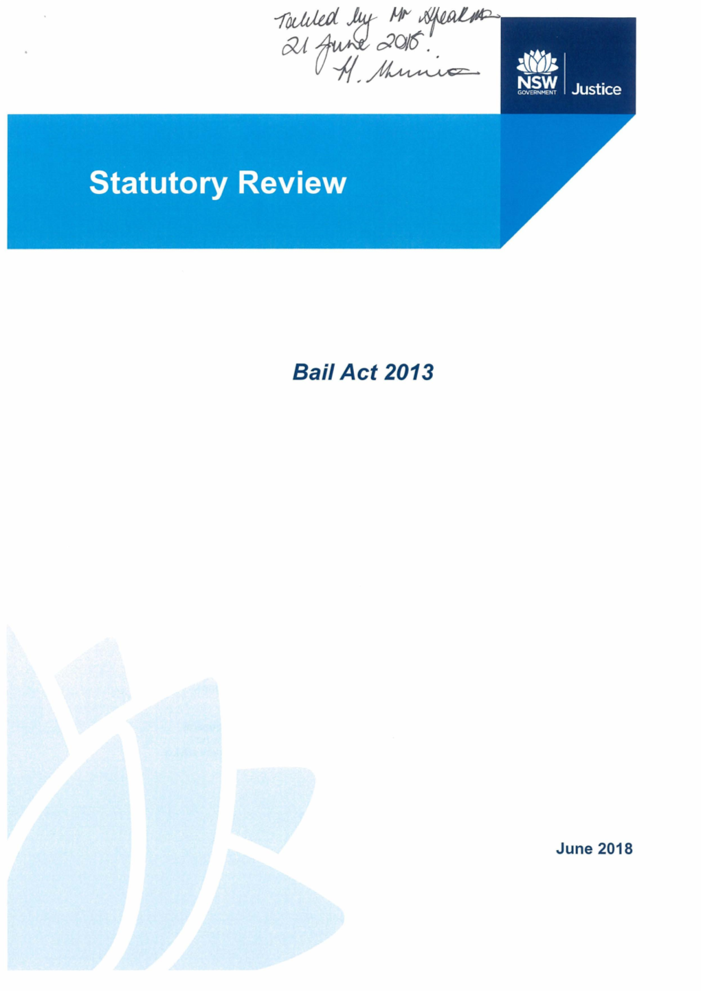 Bail Act 2013