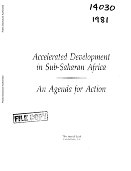 Accelerated Development in Sub-Saharan Africa