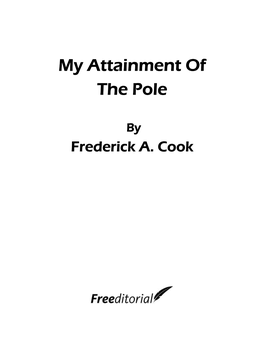 My Attainment of the Pole