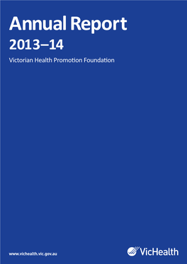 Annual Report of Operations and Financial Statements